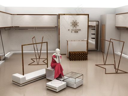 女装专卖店效果图图片