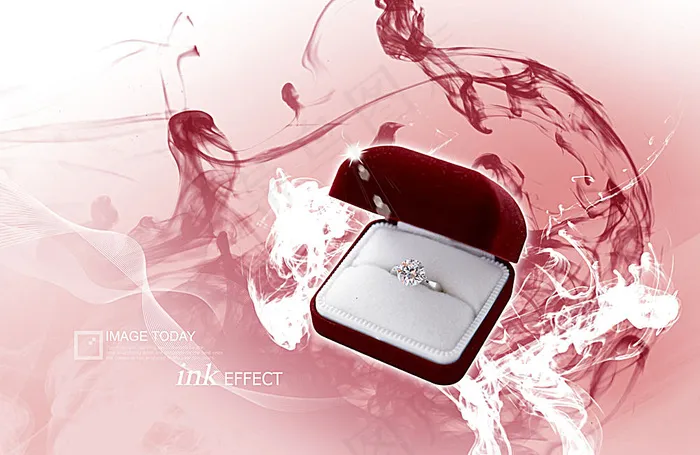 时尚婚戒(4000X2600(DPI:300))psd模版下载