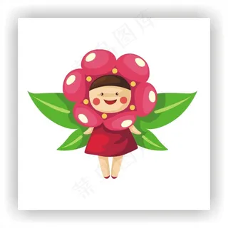 小精灵绿色女孩