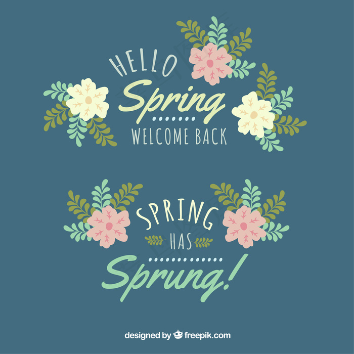 春天的花朵象征