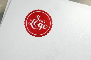 纸板印刷logo样机