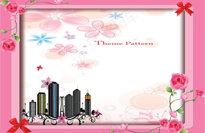 花纹边框相框模板图片