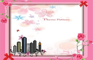 花纹边框相框模板图片