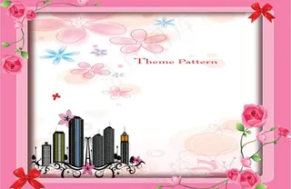 花纹边框相框模板图片