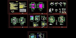 三层带阁楼农村简洁住宅房屋施工设计...