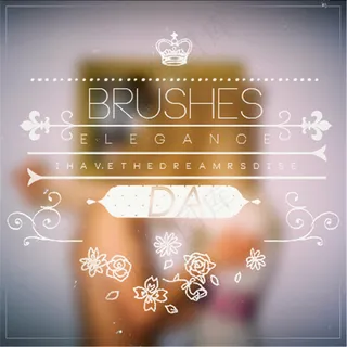 涂鸦装饰性饰品PS笔刷素材