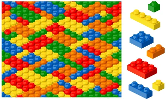 塑料块矢量设计元素