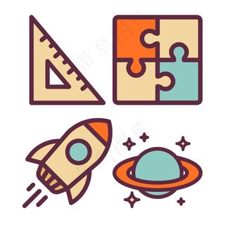 教育简约icon图标