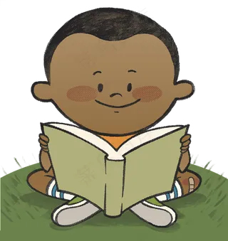 卡通玩耍儿童插画PNG素材