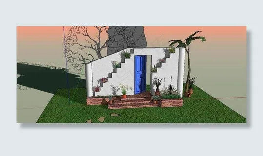 自己做的上海植物园一景sketch... 自己做的上海植物园一景sketch...