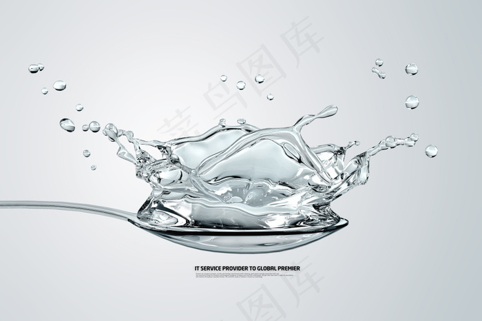 创意水滴素材psd源文件