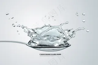 创意水滴素材psd源文件