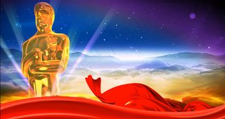 颁奖晚会奖杯金光视频