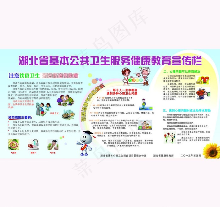 健康教育图片cdr矢量模版下载