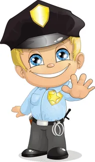 卡通警察漫画