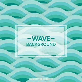 平面设计中波浪的几何背景