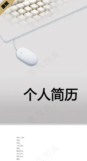 网络维护个人简历模板