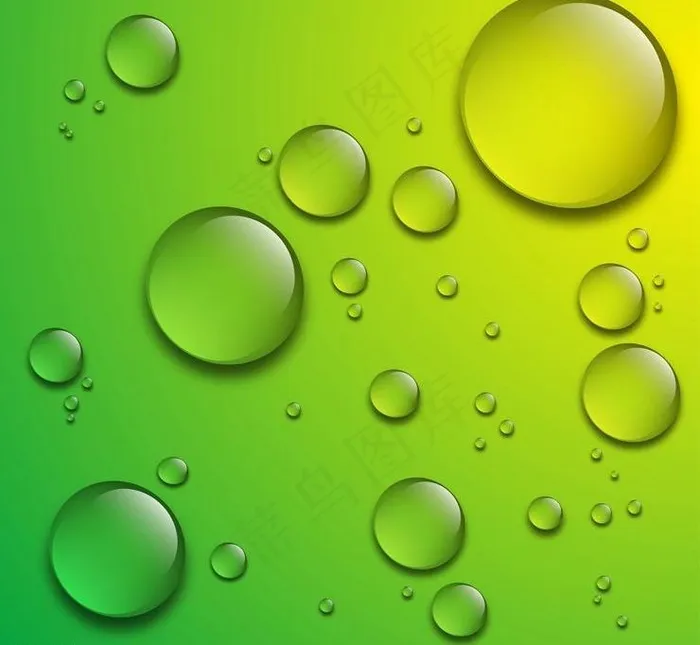 水珠水泡水滴背景图片ai矢量模版下载