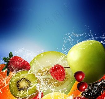 水中水果图片