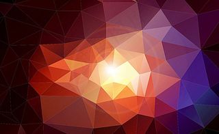 红色几何 背景图片