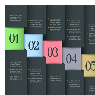 矢量流线层次感时尚横幅