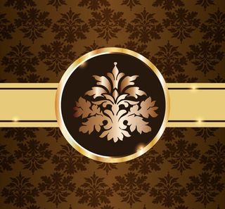 欧式花纹背景图片