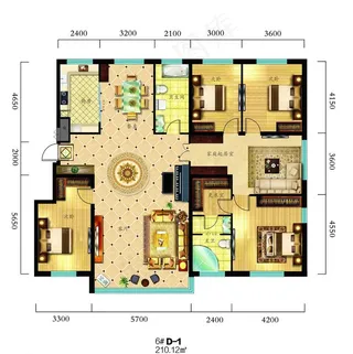 房地产 户型图 分层图片
