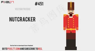 胡桃夹子贺卡图片