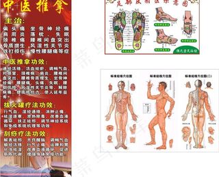 中医推拿足部反射图片