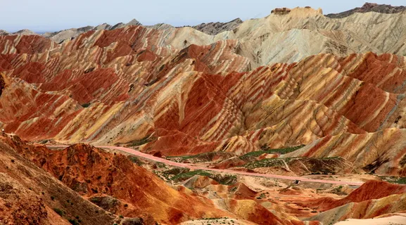 张掖丹霞地质公园图片