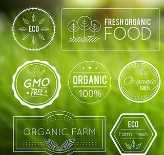 有机食品徽章图片