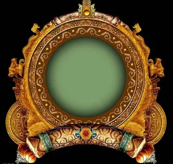 *中国古典黄金相框图片