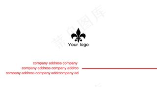 隐约底纹创意名片