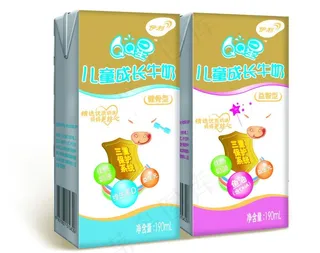 伊利儿童成长牛奶qq星图片