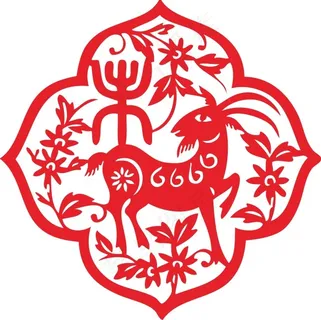 羊年剪纸图案 羊年剪纸图案