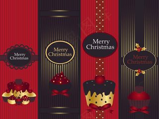 精美的糕点海报矢量