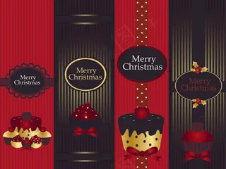 精美的糕点海报矢量