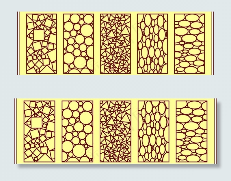 窗花 雕刻窗花图片cdr矢量模版下载