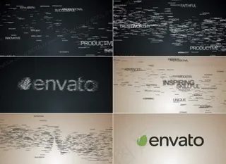 3d文字ae模板素材下载 3d文字...