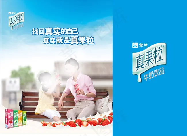 真果粒手提袋两盒装(5445X3968(DPI:300))psd模版下载