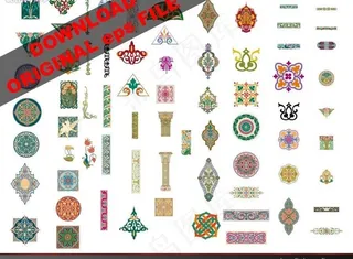 古典欧式花纹框架边框3图片