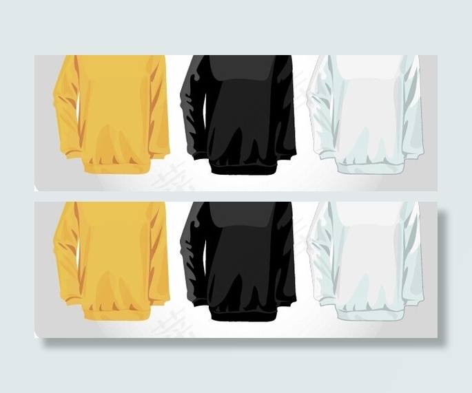 空白服装矢量素材3