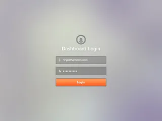 会员登录界面PSD分层素材