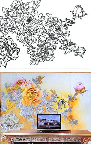 玻璃背景玄关背景