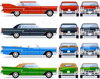 汽车设计矢量素材