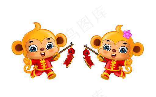 猴年喜兴大吉素材图片