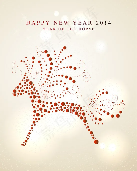 2014新年快乐抽象背景矢量素材eps,ai矢量模版下载