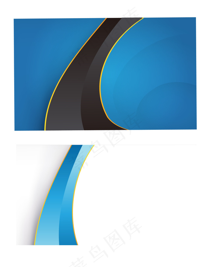 蓝色金融科技名片EPS