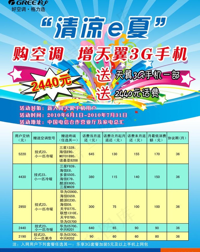 优惠海报图片psd模版下载