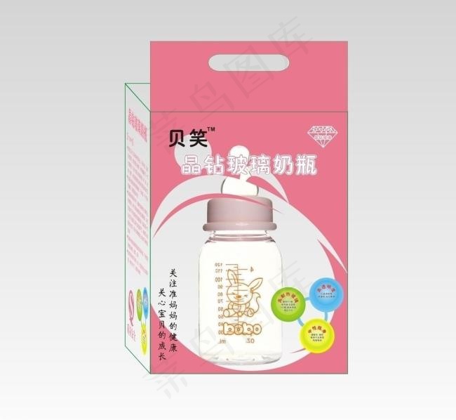 奶瓶包装图片模板下载cdr矢量模版下载